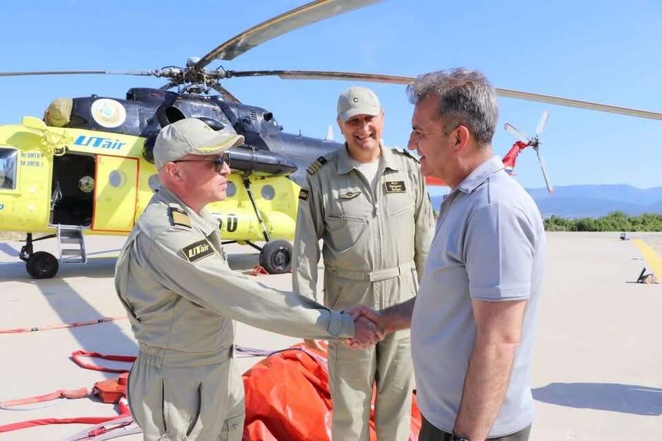 Yatağan’daki Yangın Söndürme Helikopteri Göreve Hazır 3